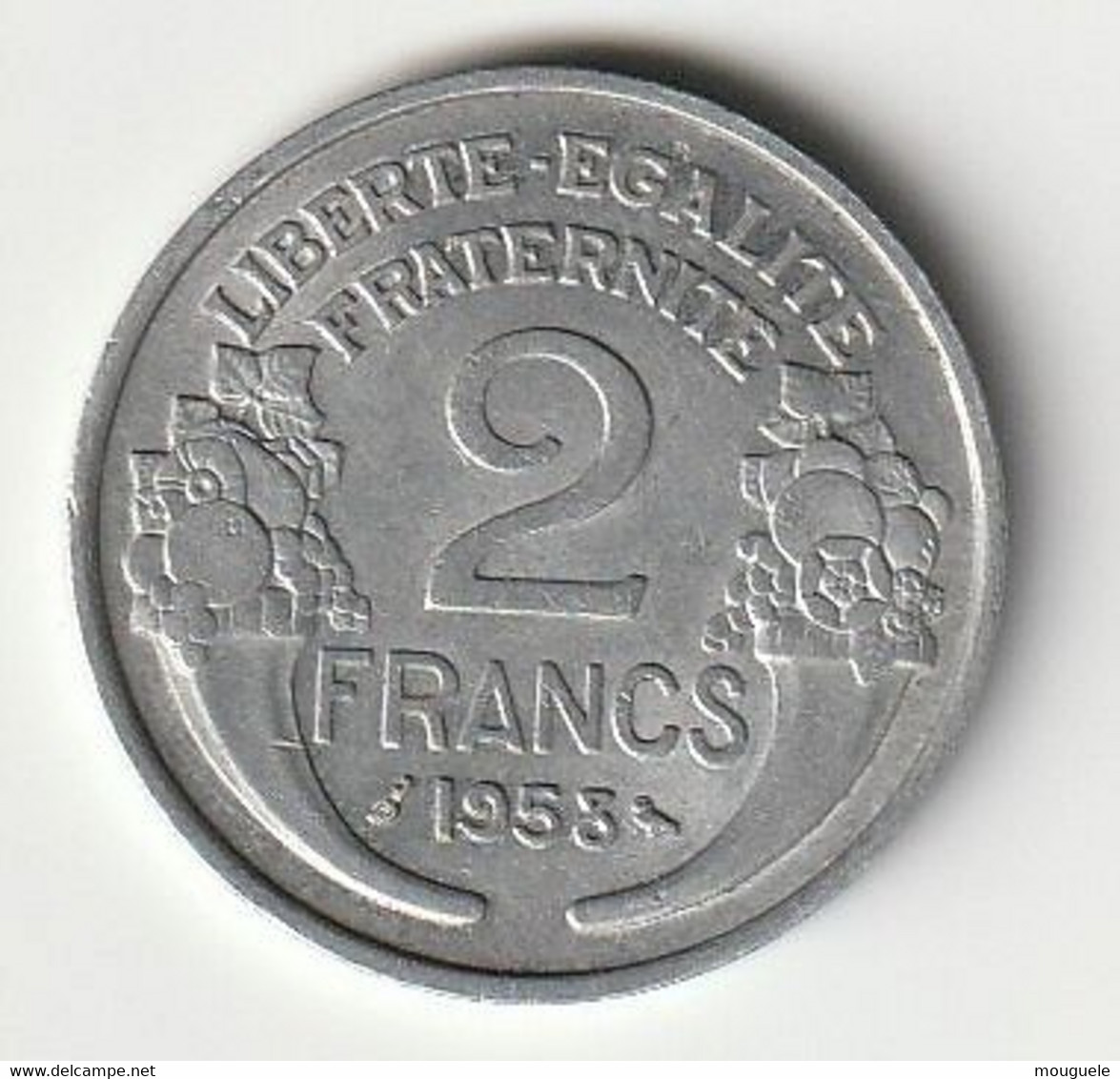 lot de 2 francs Morlon alu.1947+ 1947B+ 1945B+ 1948+ 1948B+ 1949+ 1949B+ 1950+ 1950B+ 1958+1959