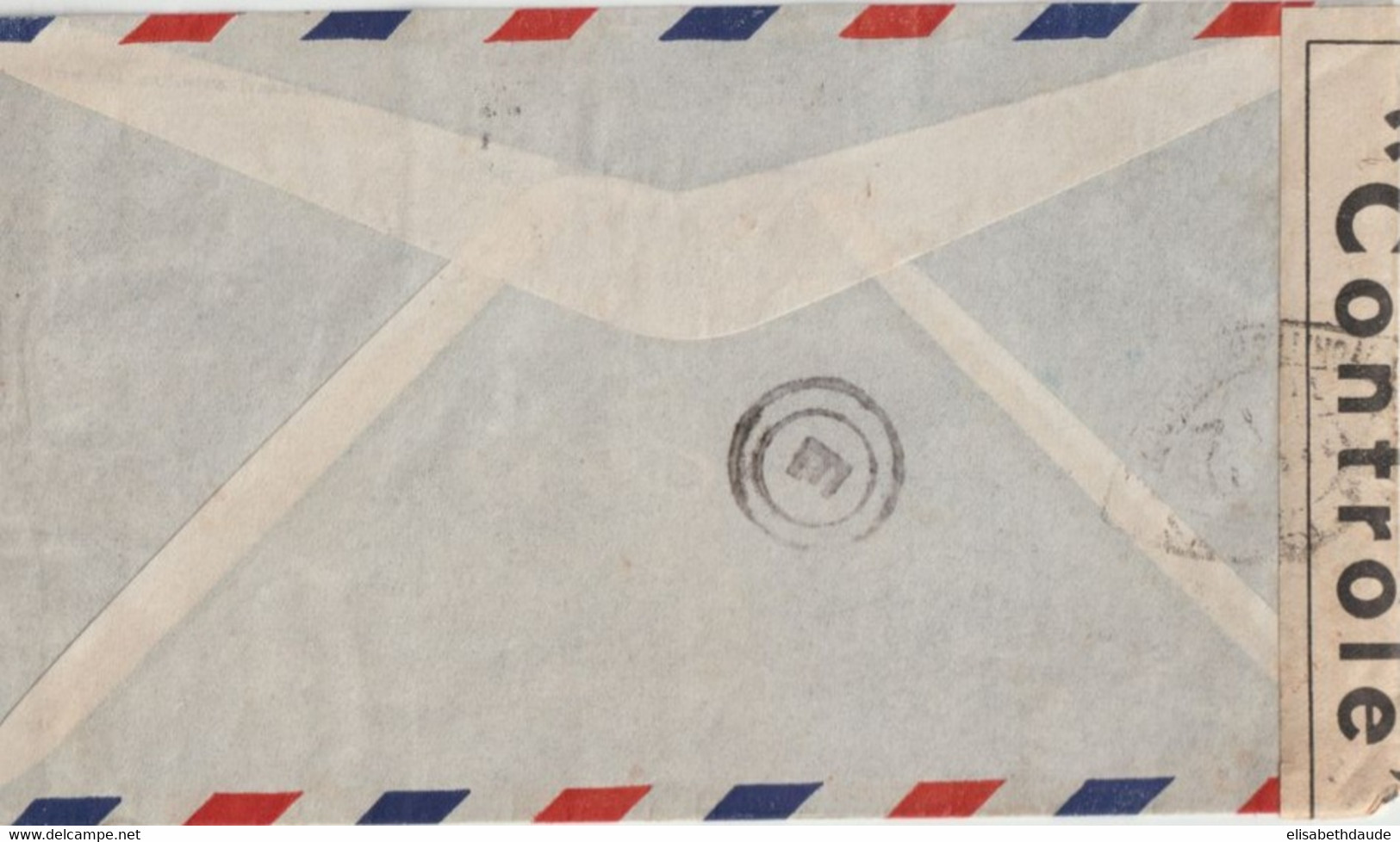 1941 - USA - POSTE AERIENNE - ENVELOPPE AIR MAIL Avec CENSURE FRANCAISE De SAINT JAMES => GENSAC (ZONE LIBRE FRANCE) - Covers & Documents