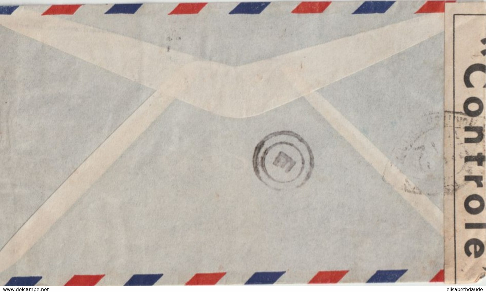 1941 - USA - POSTE AERIENNE - ENVELOPPE AIR MAIL Avec CENSURE FRANCAISE De SAINT JAMES => GENSAC (ZONE LIBRE FRANCE) - Lettres & Documents