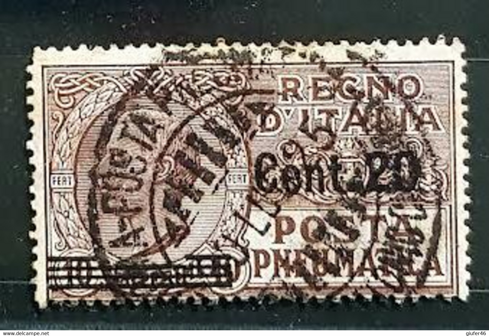 Regno 1924 - 25  . Posta Pneumatica N. 5 - Obliterato - Pneumatic Mail