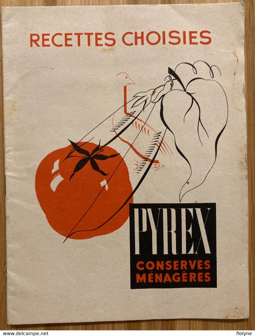 PYREX - Document Ancien Pub Publicité Illustré De La Marque Sur Les Conserves Ménagères - 1935 - Advertising