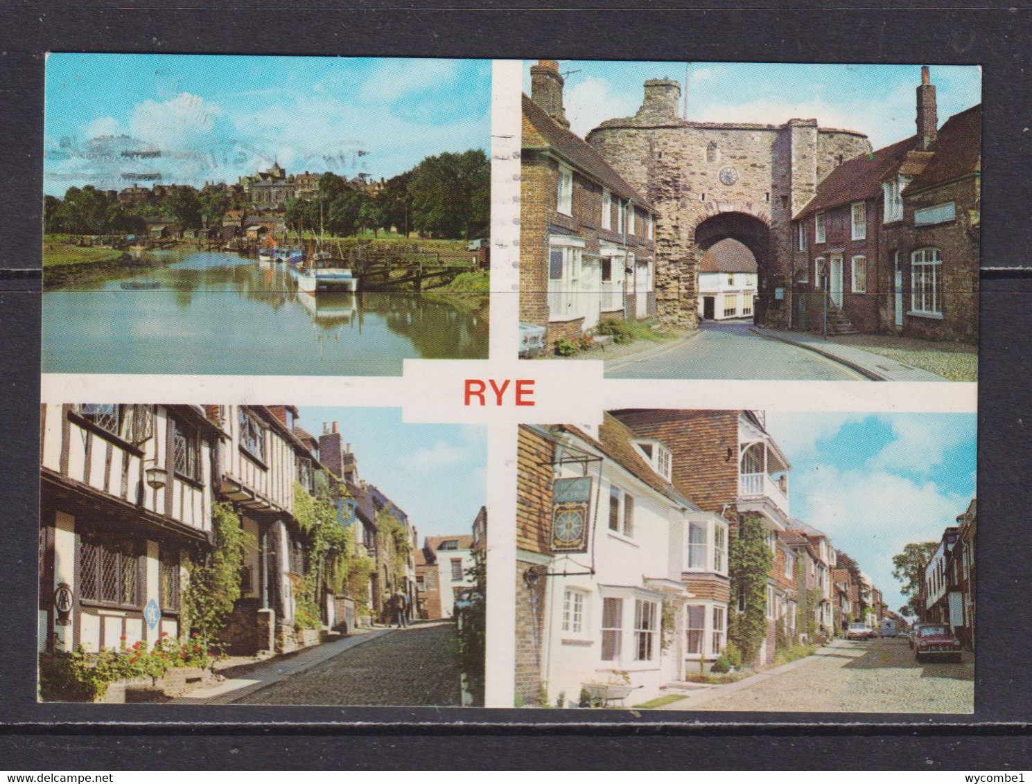 ENGLAND - Rye Multi View Used Postcard As Scans - Rye