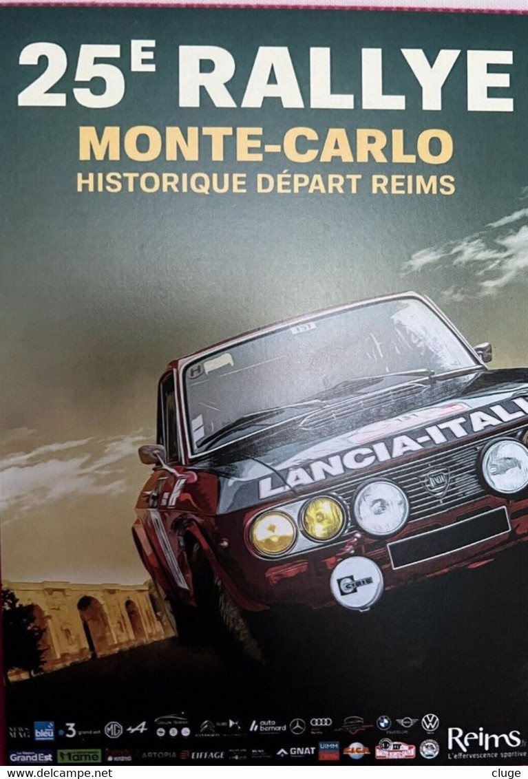 RALLYE MONTE CARLO Historique 2023 Reims   -  Lancia Fulvia - Rally Racing