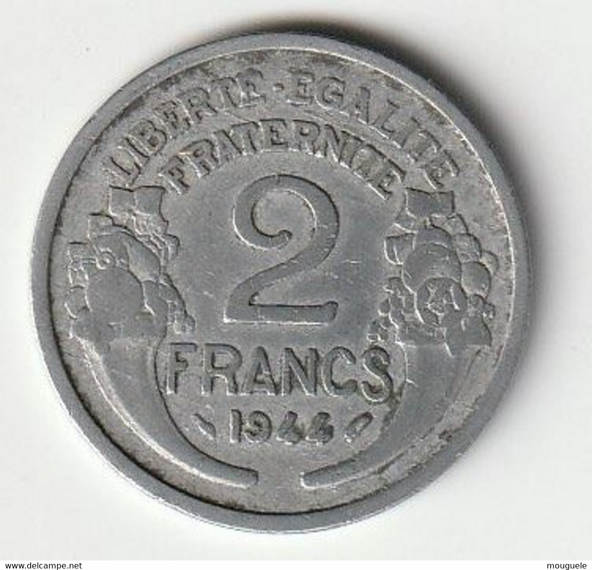 2 Francs Morlon Alu.  1944+ 1946B+ 1948B+1949B+ 1950 - 2 Francs
