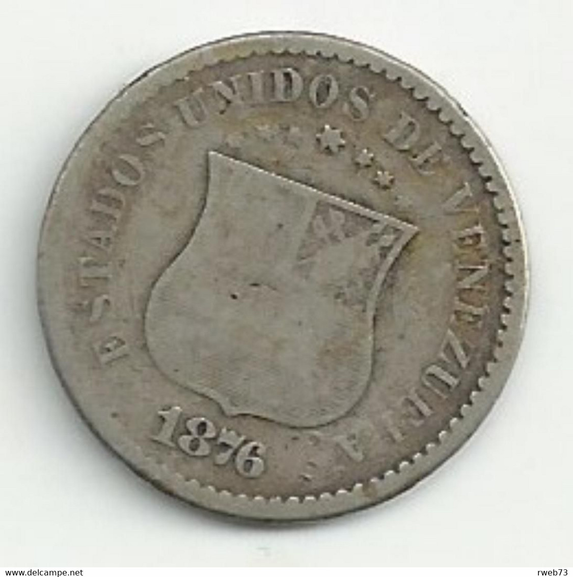 VENEZUELA - 1 Centavo - 1876 - B/TB - Venezuela