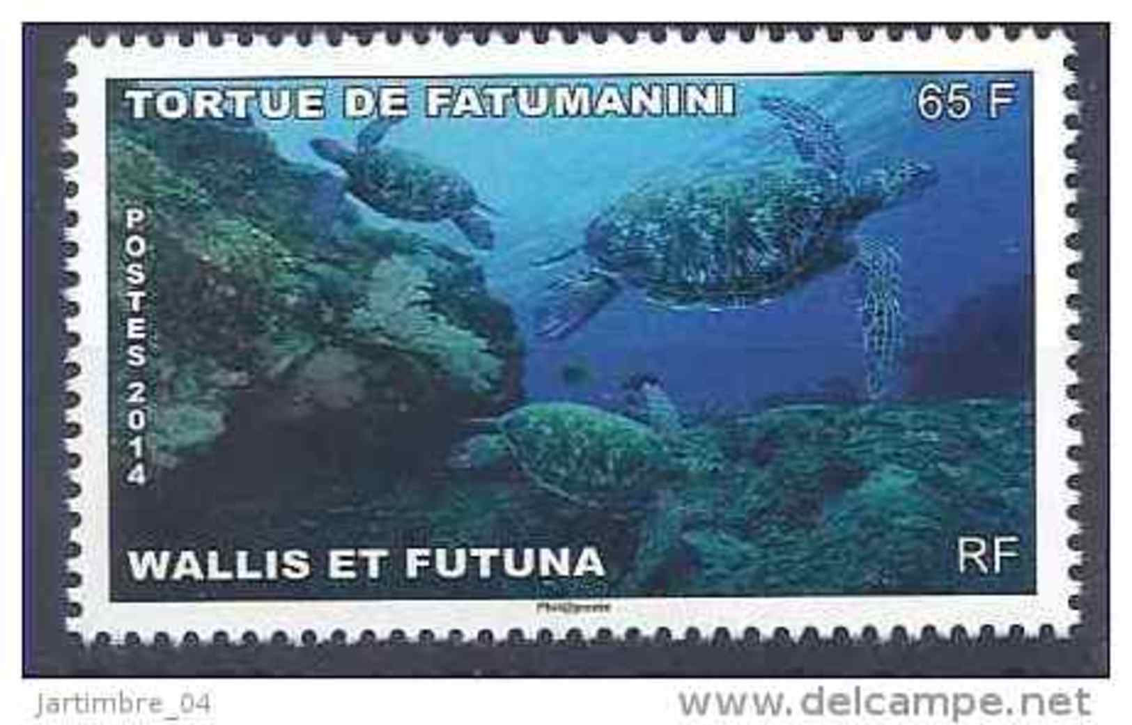 2014 WALLIS ET FUTUNA  817**  Tortue - Unused Stamps