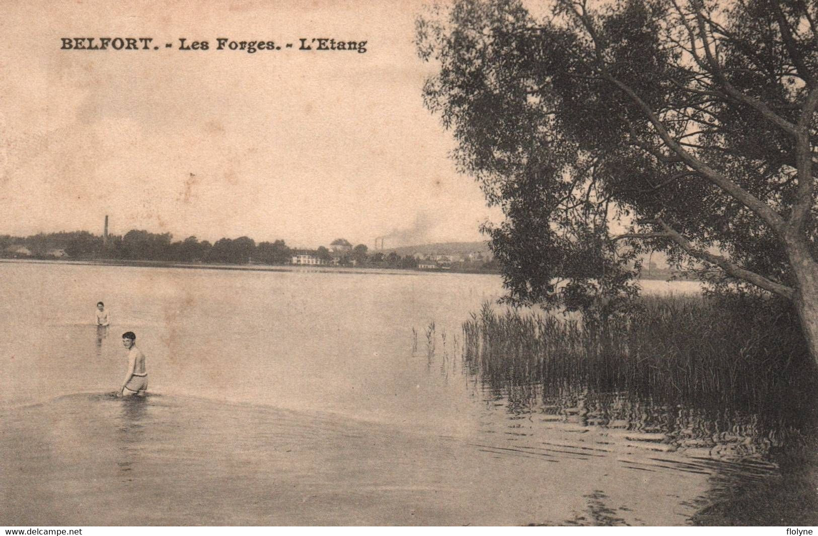 Belfort - Les Forges - L'étang - Baigneurs - Belfort - Stadt