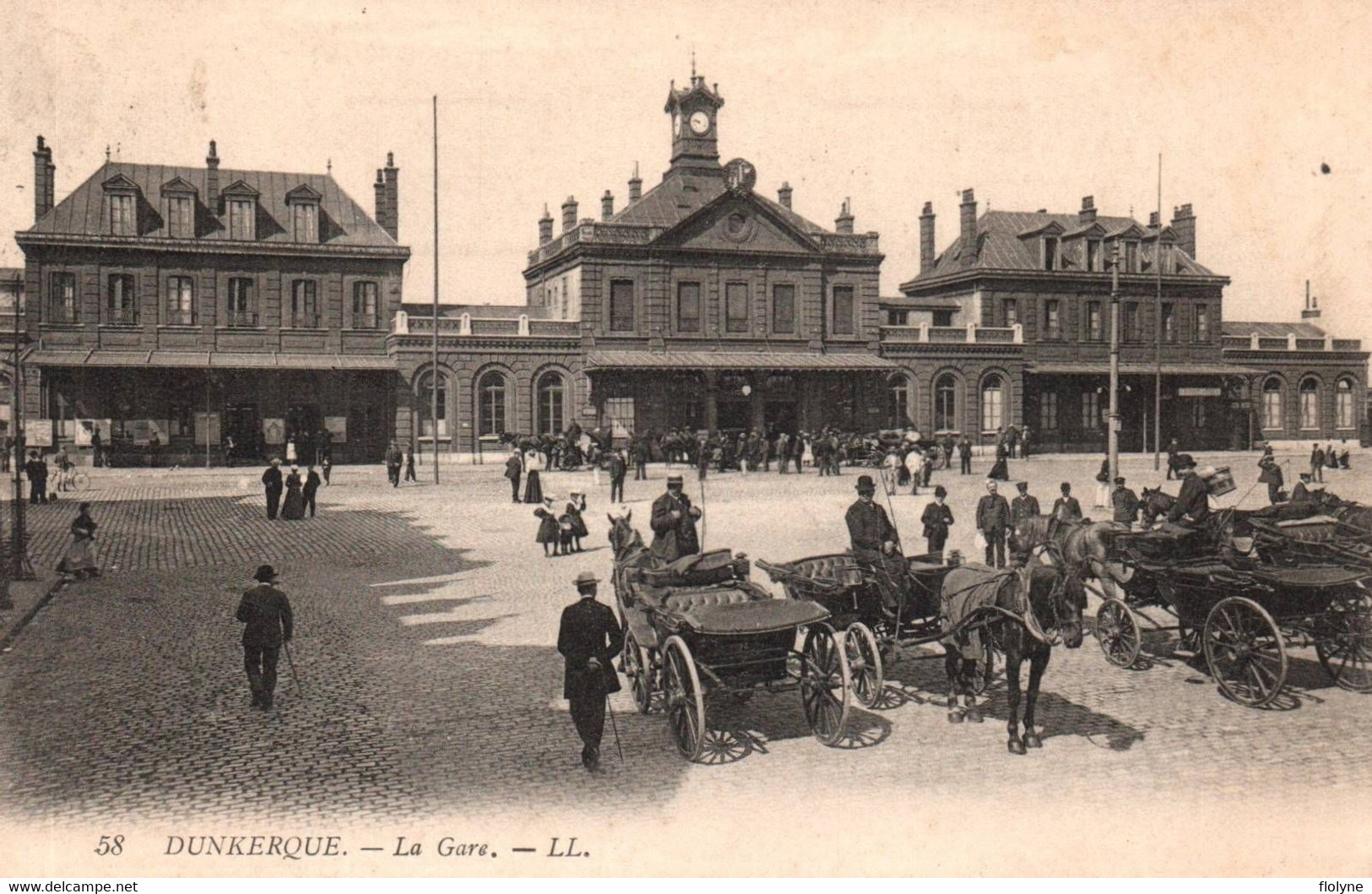 Dunkerque - Place De La Gare - Attelage - Dunkerque