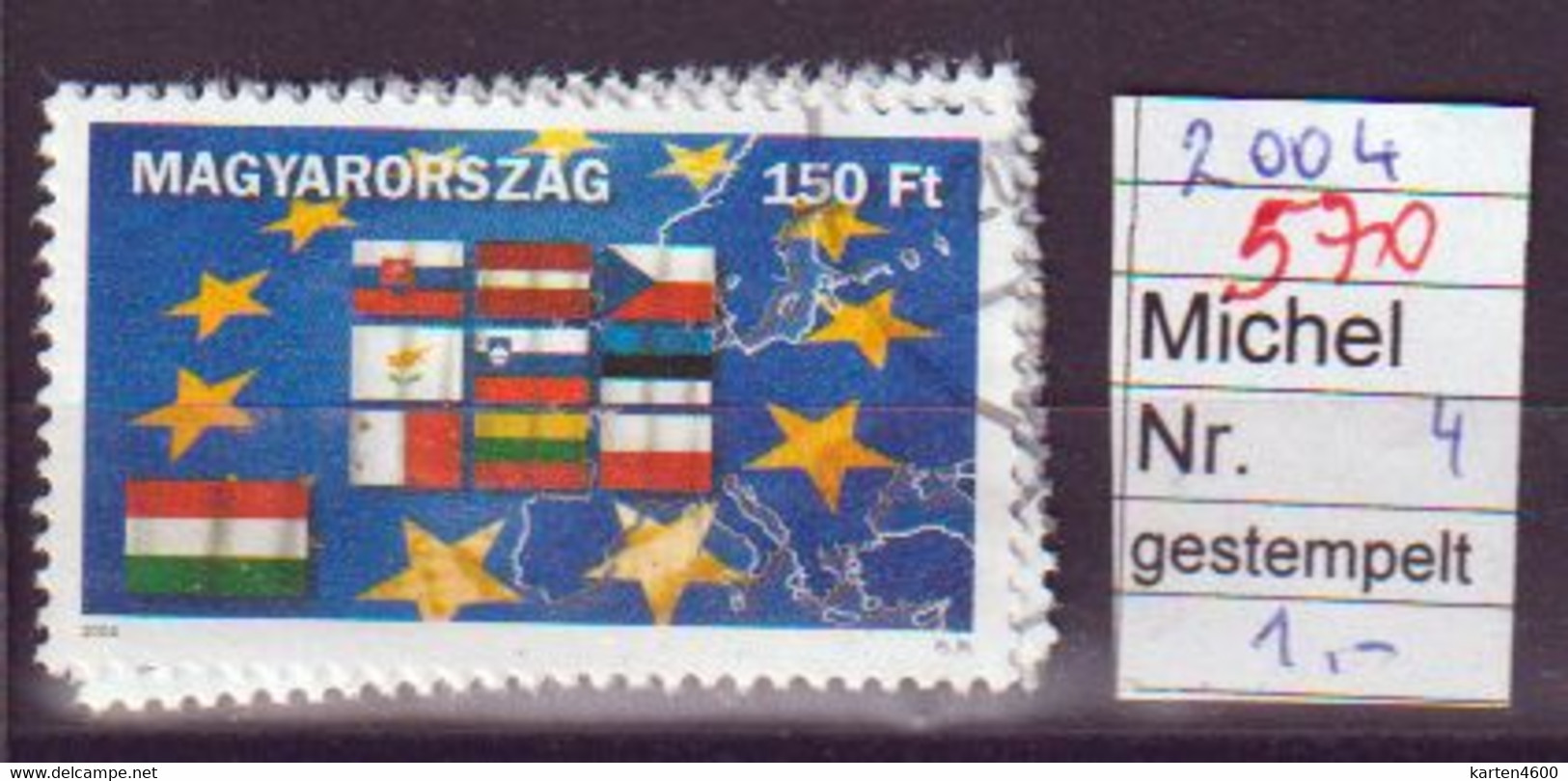 Beitritt Zur Europäischen Union EU 2004 (570) - Usati