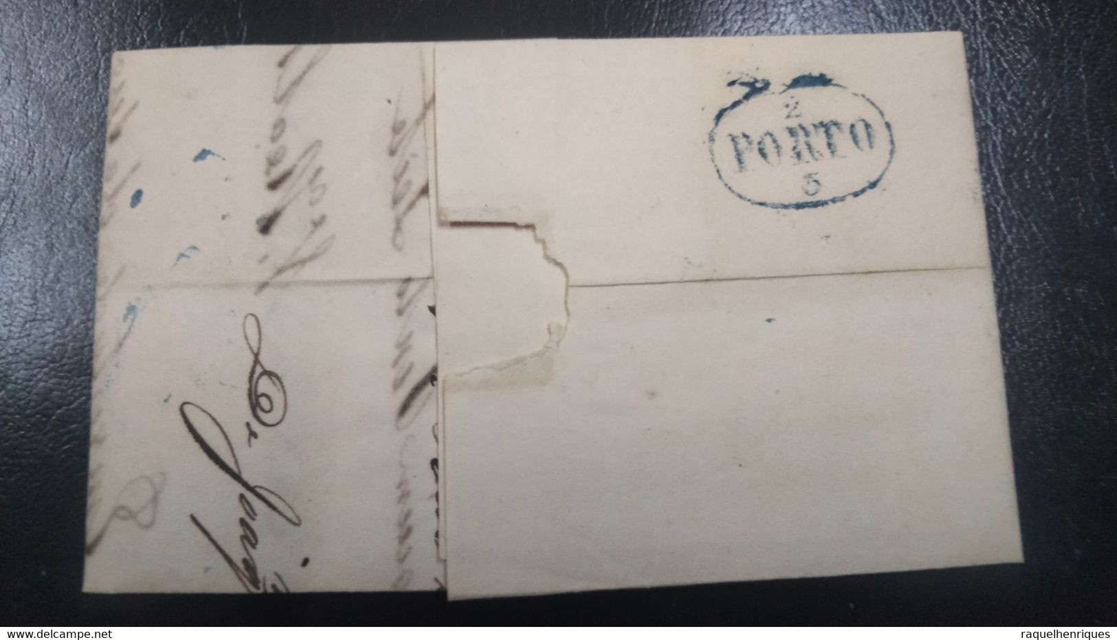 PORTUGAL PRE PHILATELIC LETTER - 1843 VILA REAL - PORTO (PLB#01-148) - ...-1853 Préphilatélie