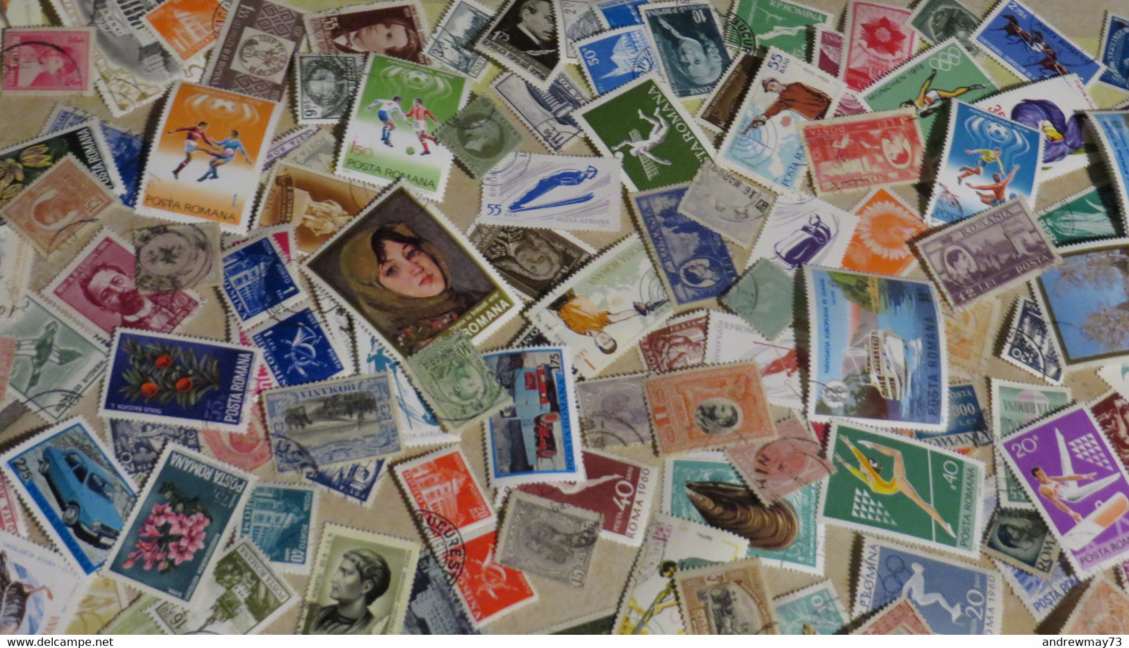 ROMANIA-NICE USED SELECTION - 600 DIFFERENT SINGLE UP TO 30 $ - BARGAIN PRICE - Collections
