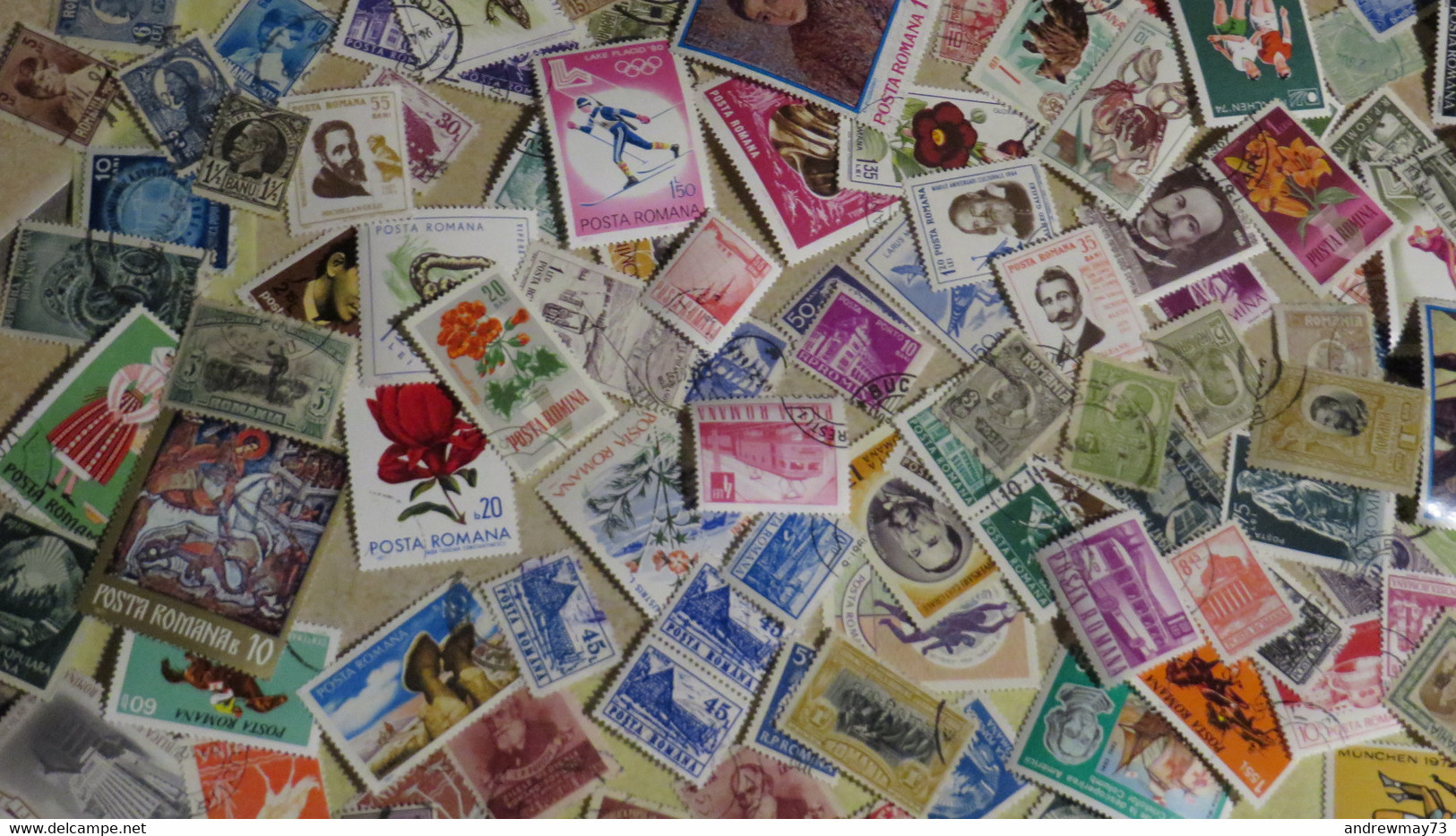 ROMANIA-NICE USED SELECTION - 600 DIFFERENT SINGLE UP TO 30 $ - BARGAIN PRICE