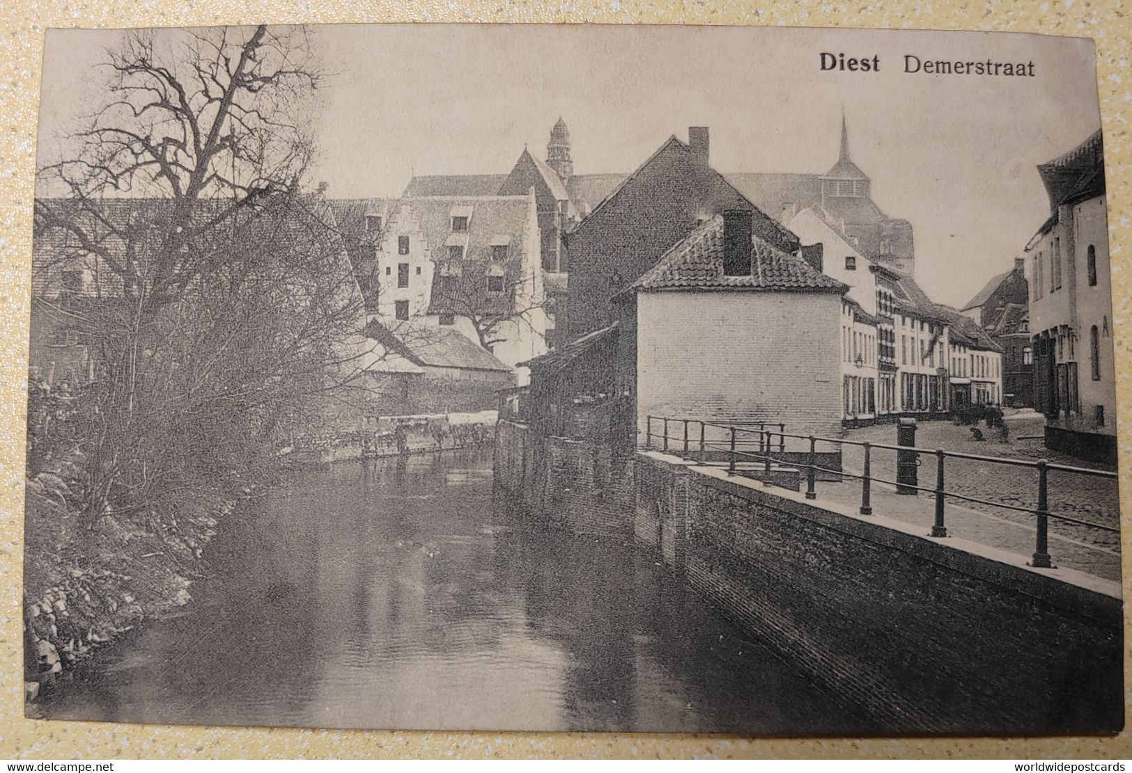 A905 DIEST - DEMERSTRAAT PAPIERHANDEL UTEN CIRCULATED 1911 - Diest