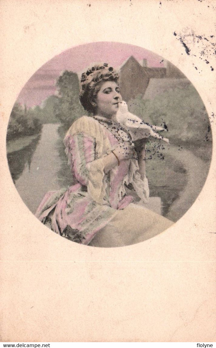 Viennoise - Série De 4 Cpa - Femme Et Colombe - Vienne - 1900-1949