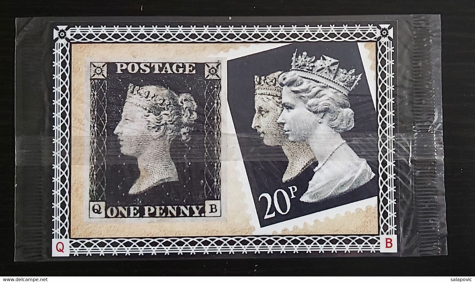 Great Britain,  THE 150TH ANNIVERSARY OF THE "PENNY BLACK" COMMEMORATIVE ISSUE Maximum Card  FDC  4/8 - Maximum Cards