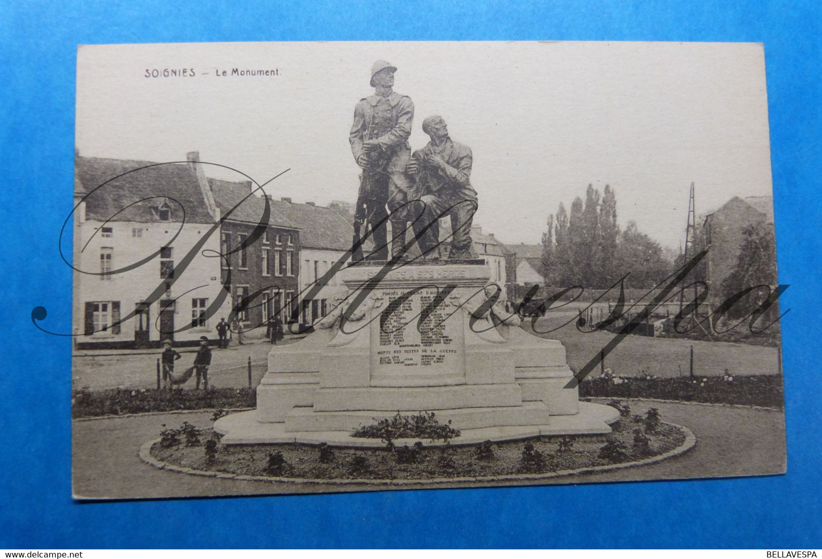 Soignies A Ses 42  Heros Monument  Au Morts Guerre Mondiale I / 1914-1918 - Monumentos A Los Caídos