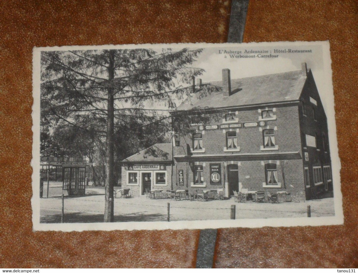 WERBOMONT-CARREFOUR. L'AUBERGE ARDENAISE : HOTEL-RESTAURANT. - Ferrières