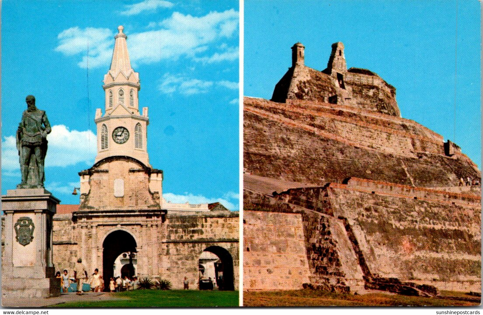 Colombia Cartagena 18th Century Watch Tower And Main Gate - Colombie