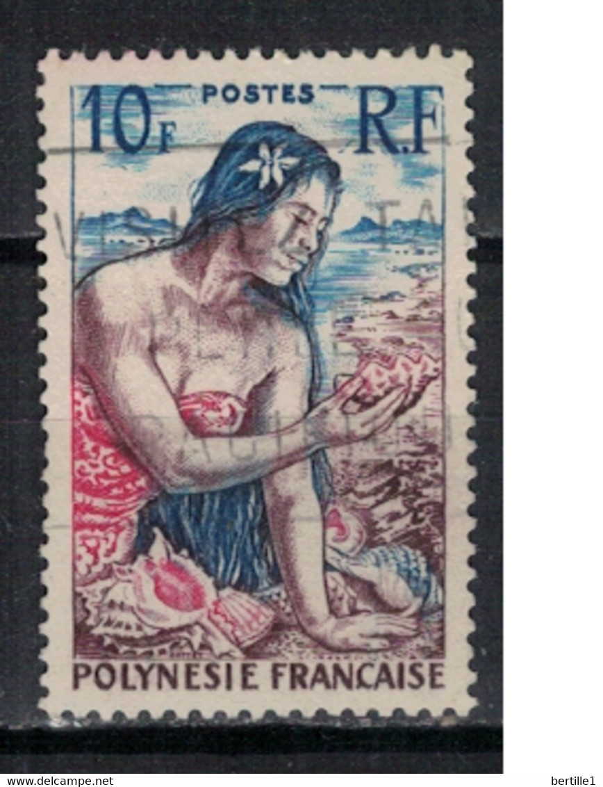 POLYNESIE            N°  YVERT 9 (2)  OBLITERE     ( OB    06/ 05 ) - Used Stamps