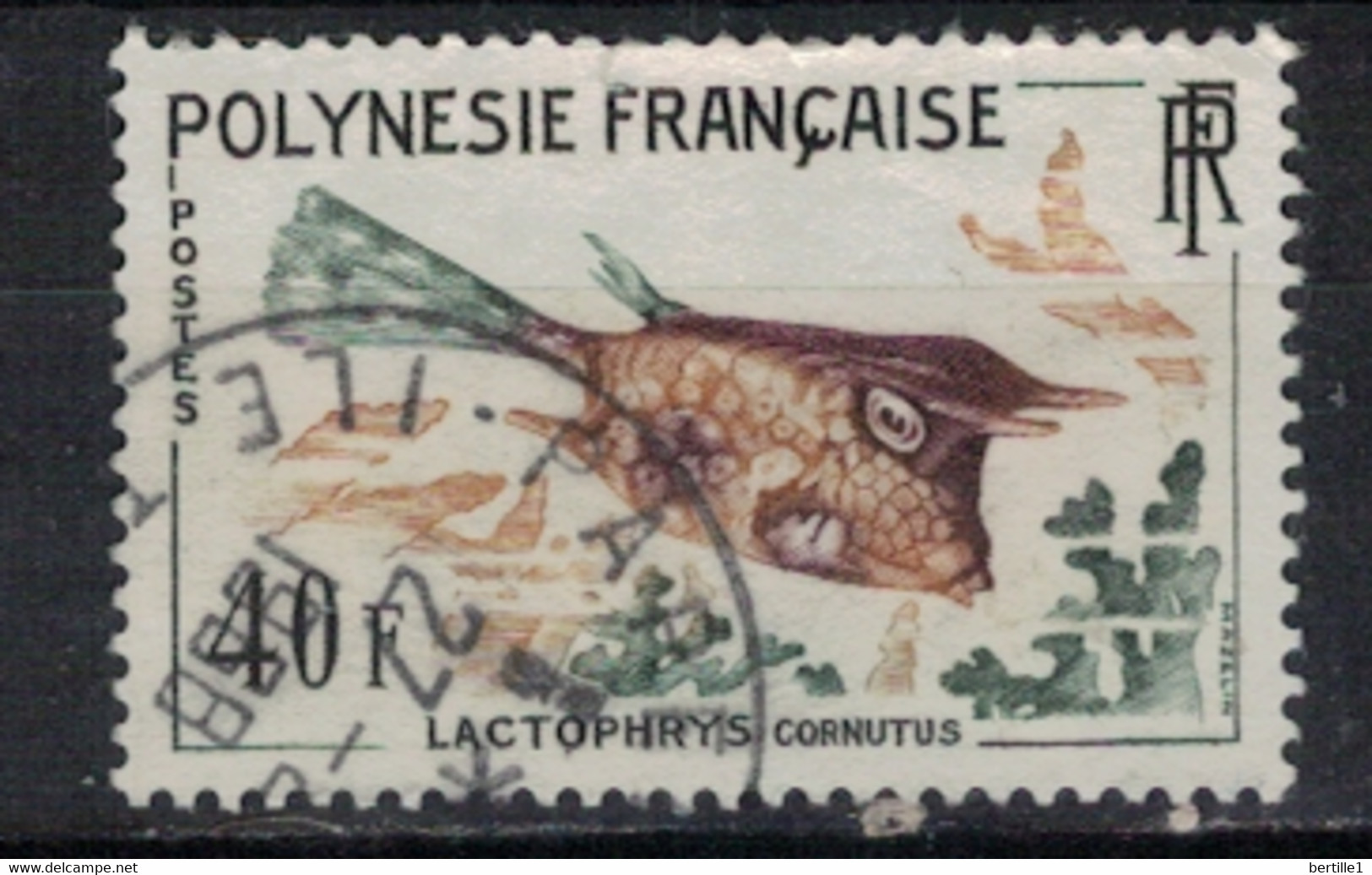 POLYNESIE            N°  YVERT  21 OBLITERE     ( OB    06/ 06 ) - Used Stamps