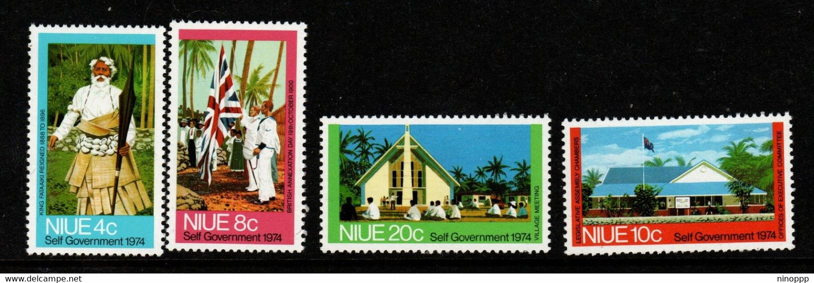 Niue SG 86-89 1974  Self Government,mint Never Hinged - Niue