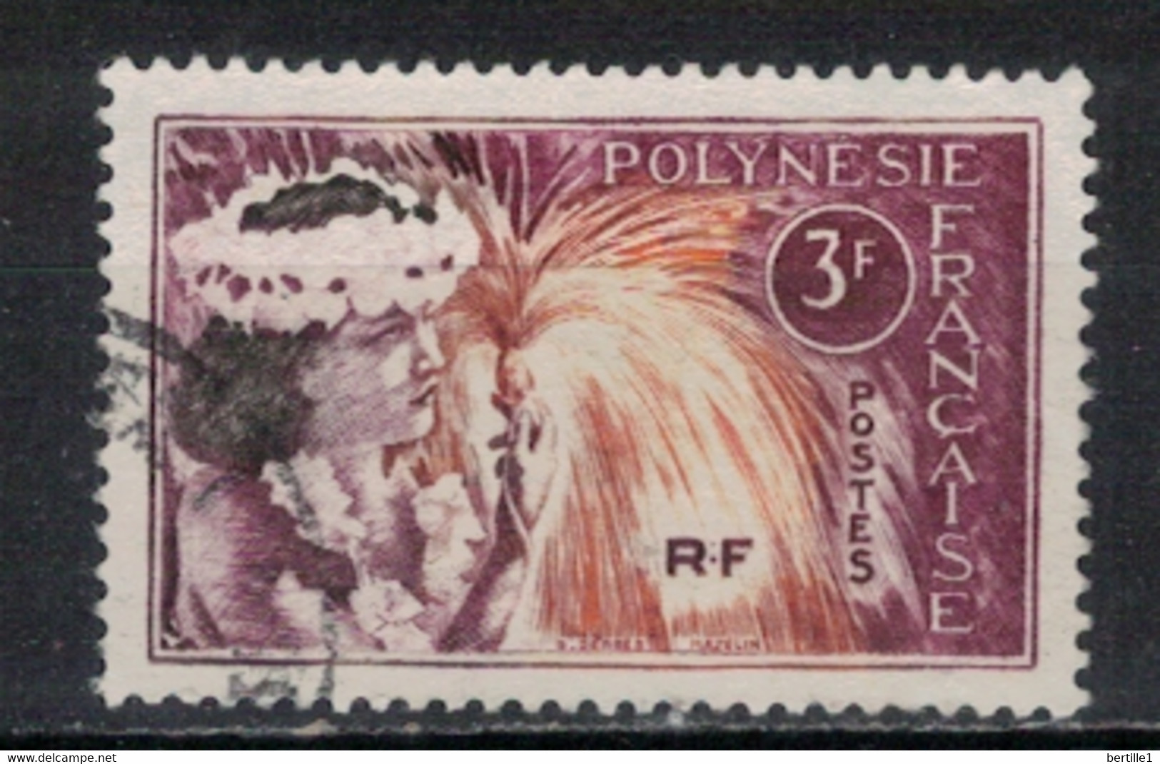 POLYNESIE            N°  YVERT  28  OBLITERE     ( OB    06/ 07 ) - Used Stamps