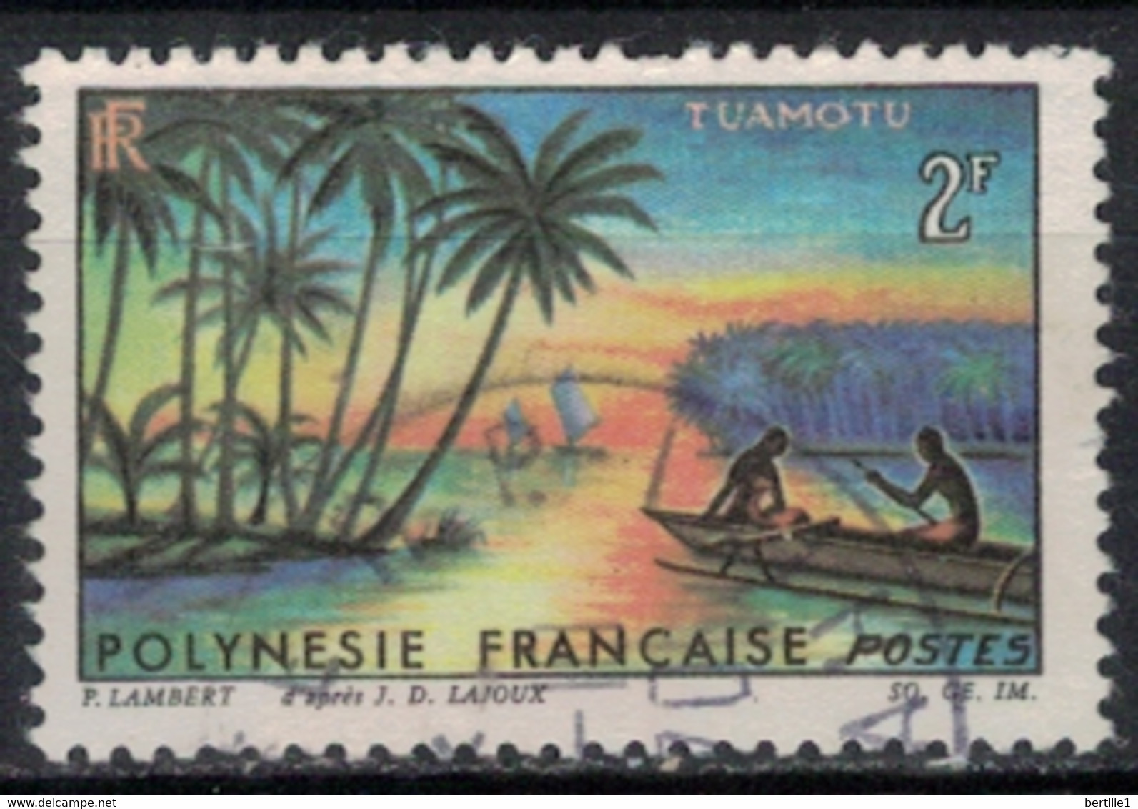 POLYNESIE            N°  YVERT  30 (1)  OBLITERE     ( OB    06/ 07 ) - Used Stamps