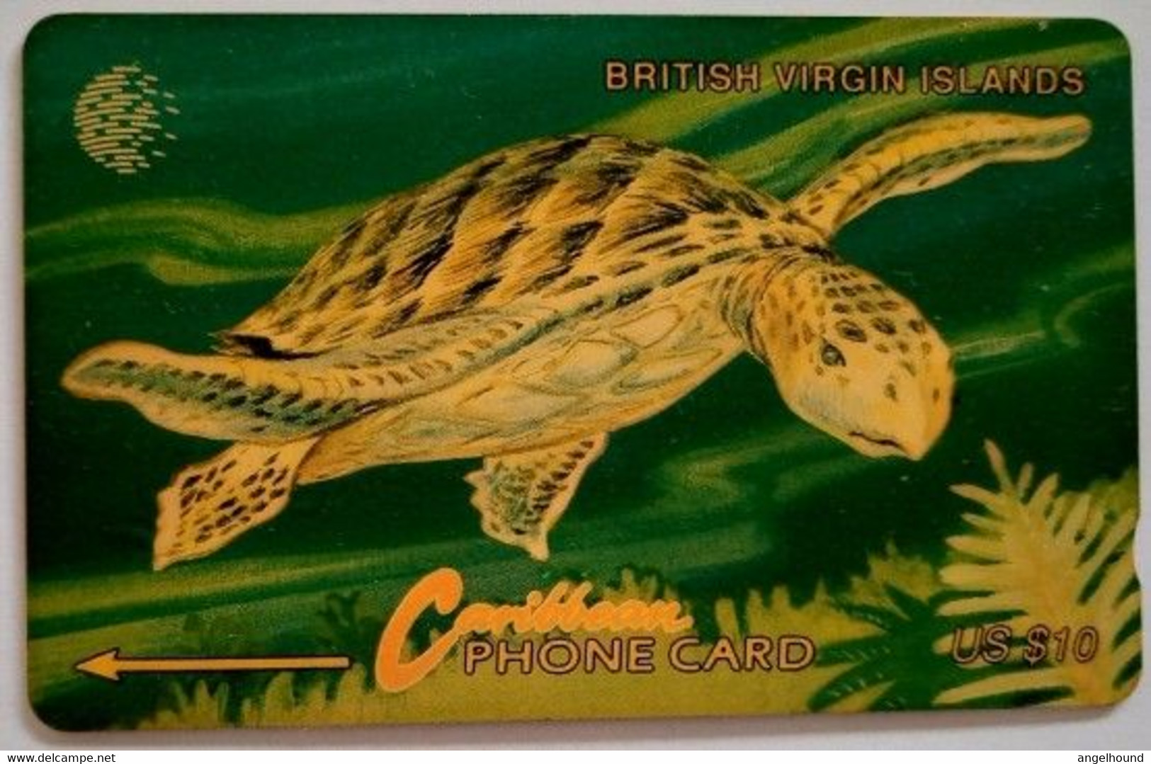 BVI CW 19CBVD US$10 "  Turtle " - Virgin Islands