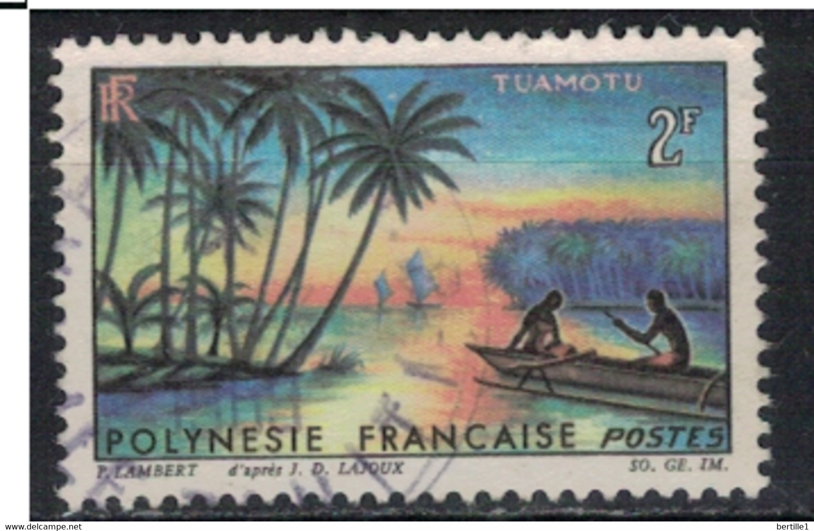 POLYNESIE            N°  YVERT  30 (2)  OBLITERE     ( OB    06/ 07 ) - Oblitérés