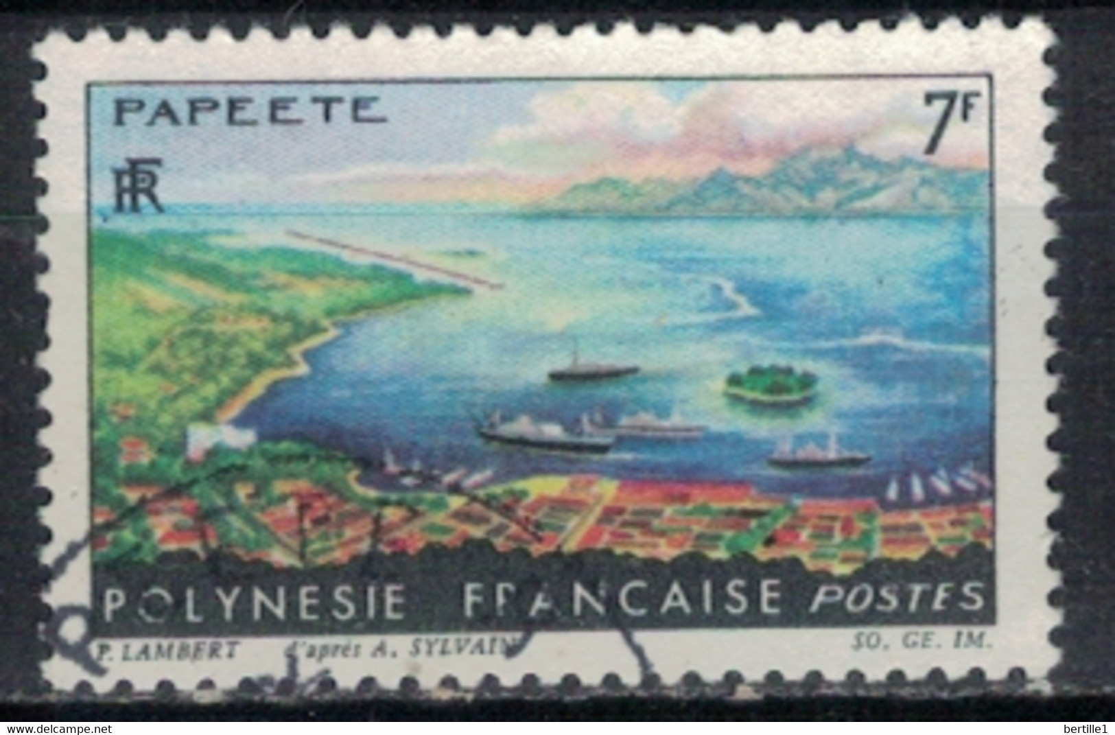 POLYNESIE            N°  YVERT  32 (1) OBLITERE     ( OB    06/ 08 ) - Used Stamps
