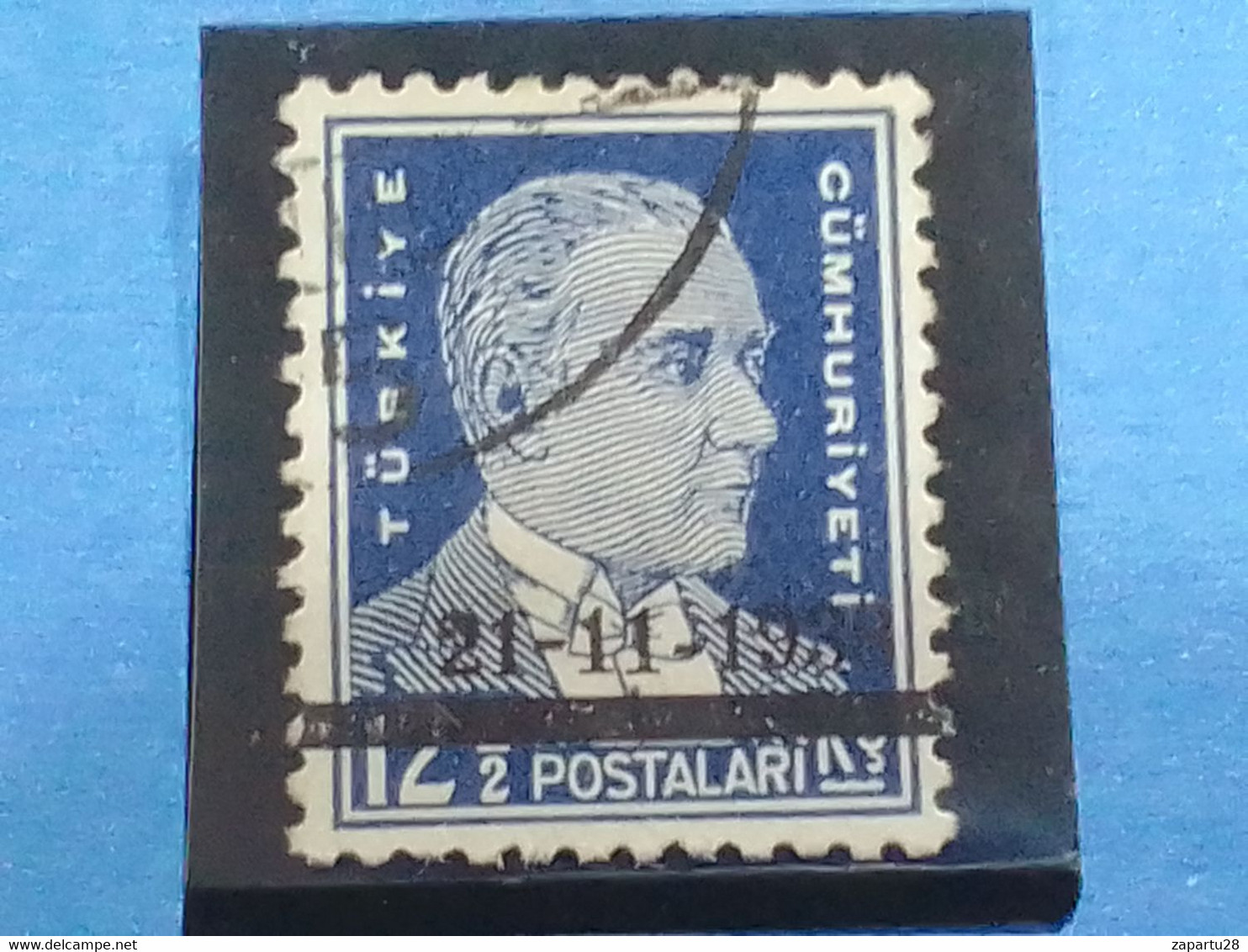 TÜRKİYE.- -1938- 8K. ATATÜRK MATEM SÜRSARJLI DAMGALI - Used Stamps