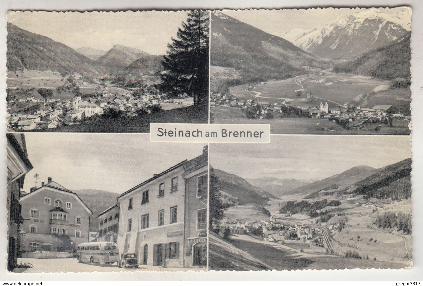 C3745) STEINACH Am BRENNER - Tolle Mehrbild AK Mit Altem BUS U. AUTO - Steinach Am Brenner