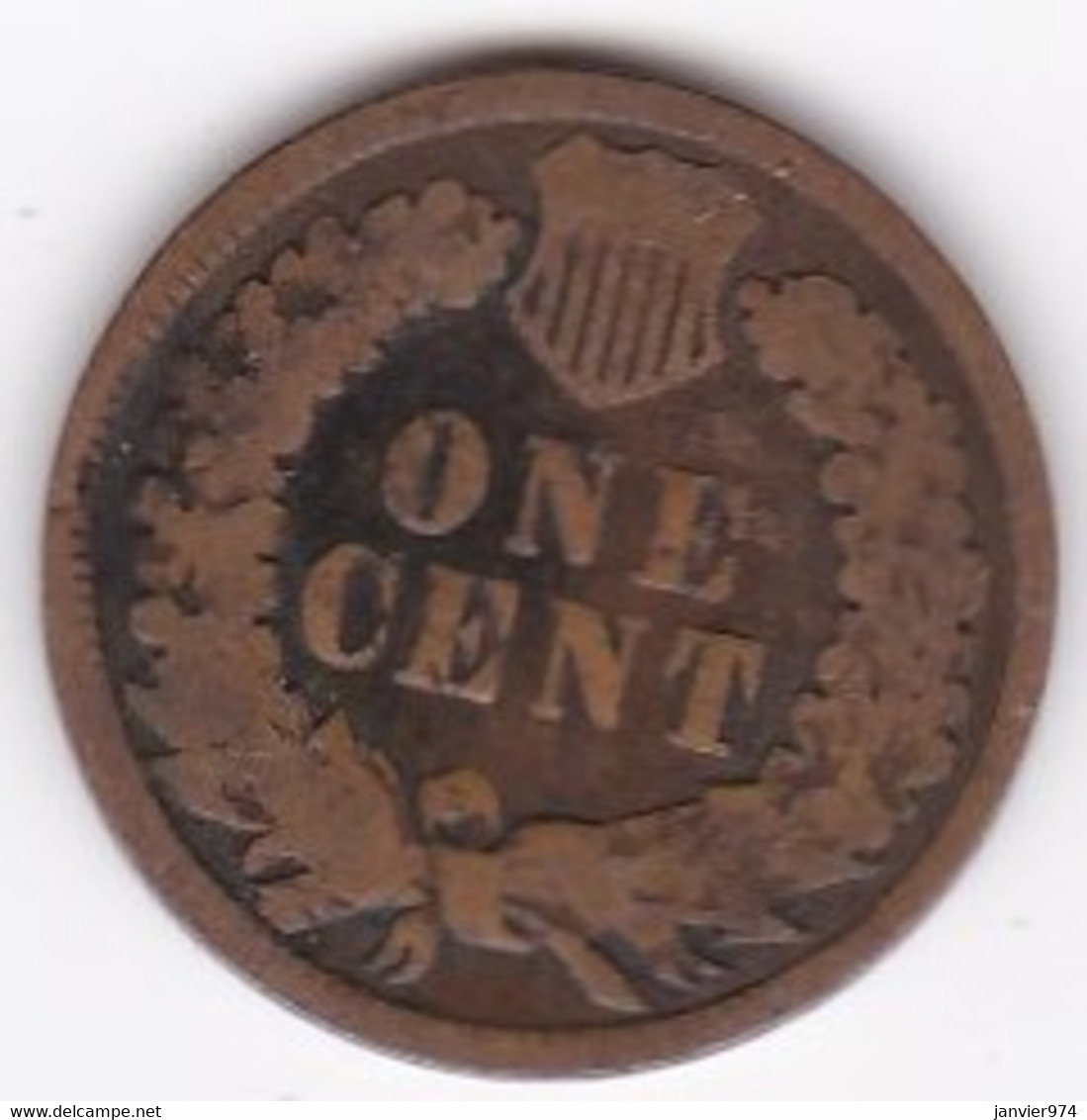 Etats-Unis . One Cent 1887 . Indian Head - 1859-1909: Indian Head