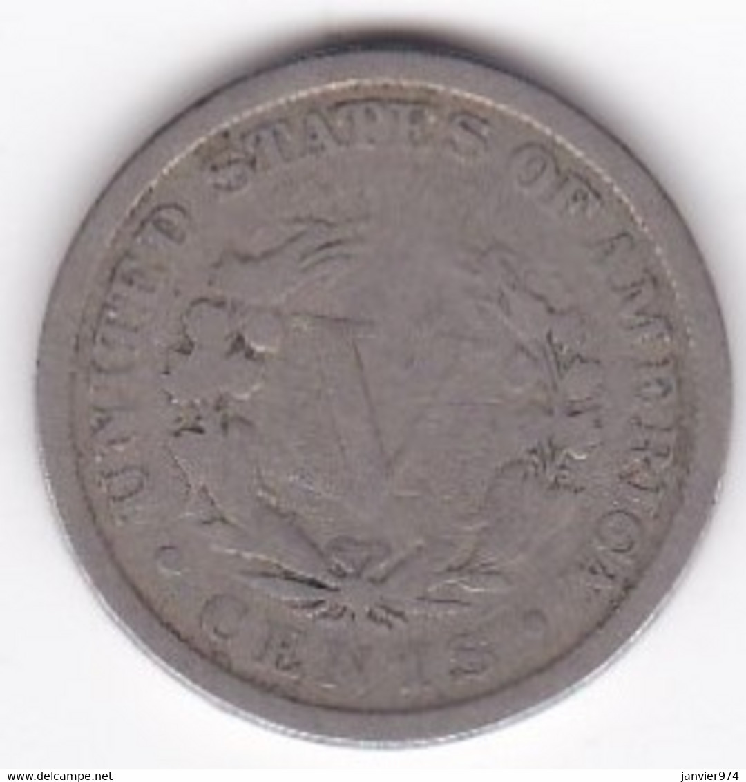 Etats-Unis . Five Cent 1897 . Liberty - 1883-1913: Liberty (Libertà)