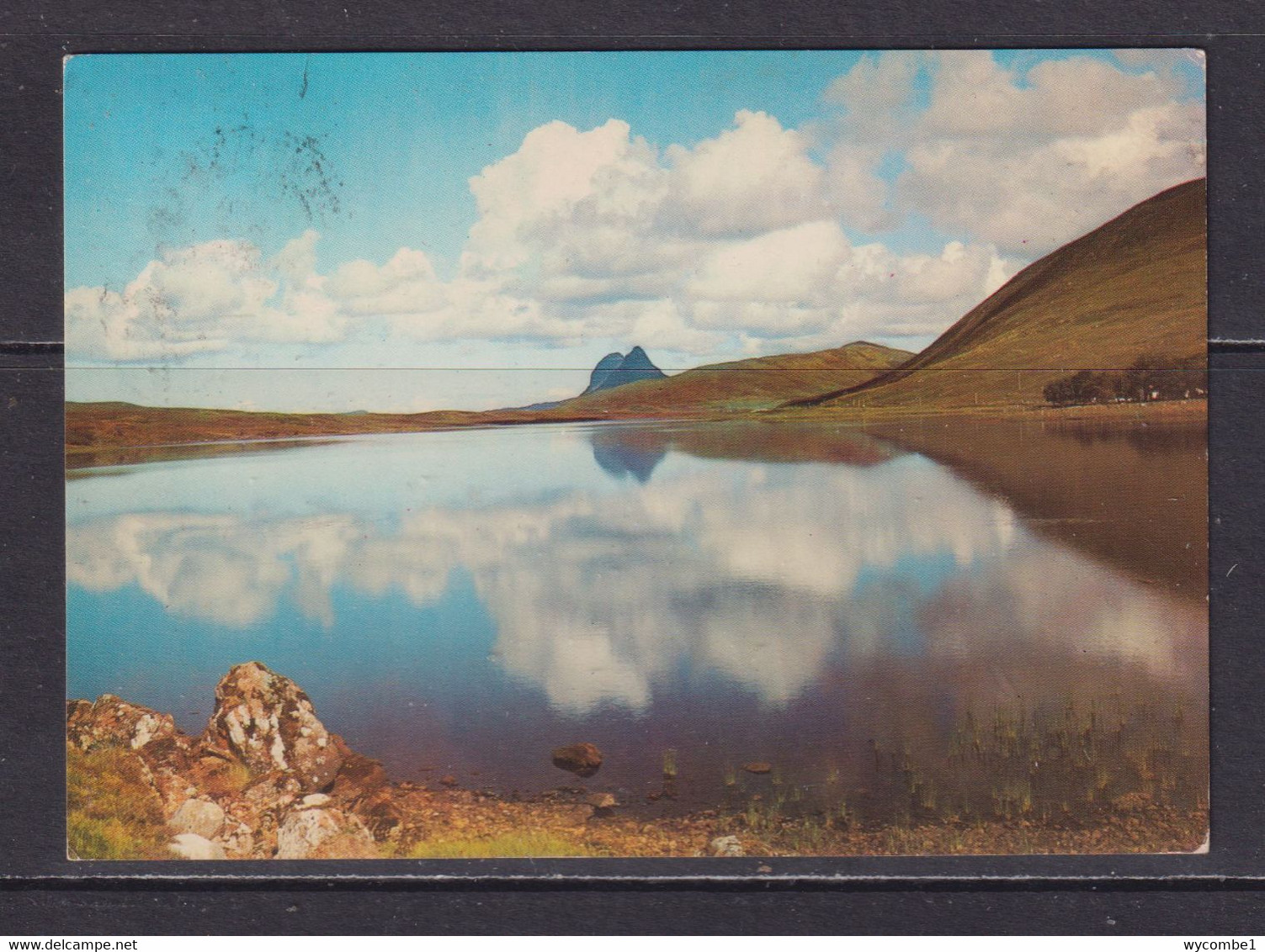 SCOTLAND - Loch Borralan And Suilven Used Postcard As Scans - Sutherland