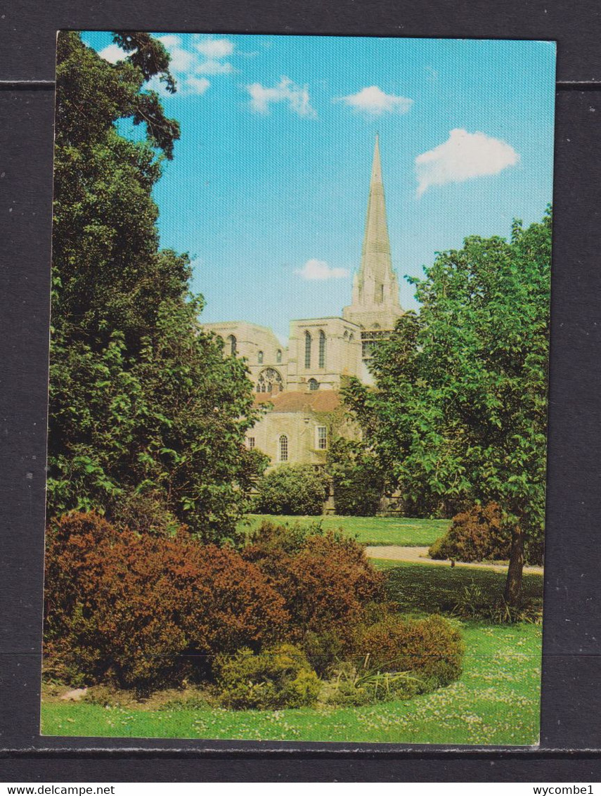 ENGLAND - Chichester Cathedral Used Postcard As Scans - Chichester
