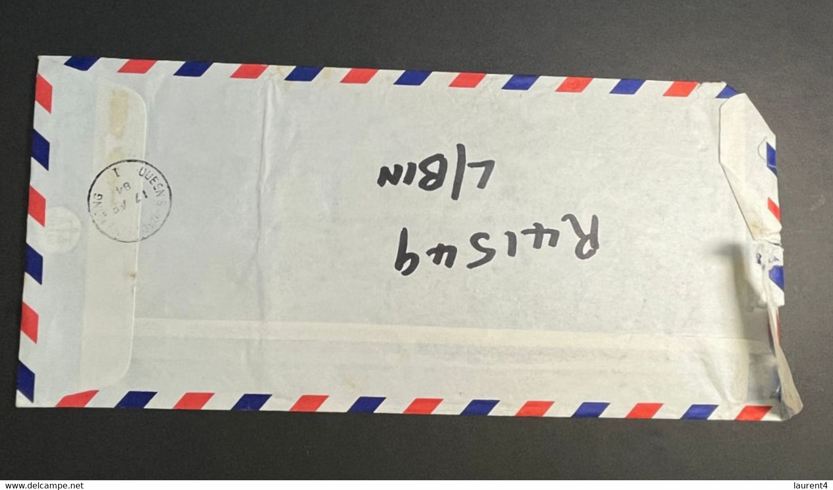 (1 Oø 28) Hong Kong REGISTERED Letter Posted To Australia - 1984 - Other & Unclassified