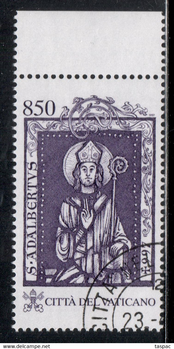 Vatican 1997 Mi# 1209 Used - St. Adalbert - Gebruikt