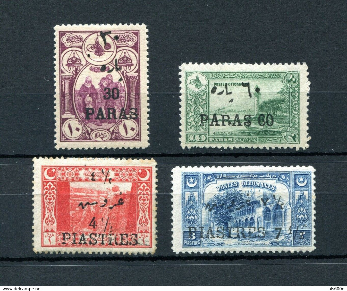 1921.TURQUIA.TURKEY.YVERT 626/29*.NUEVOS CON FIJASELLOS(MH). - Ungebraucht