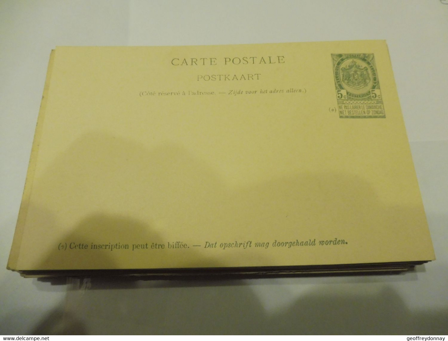 Entier Postale Postal Entiers Postaux  Armoiries 23 Mnh Neuf ** Parfait - Cartes Postales 1871-1909