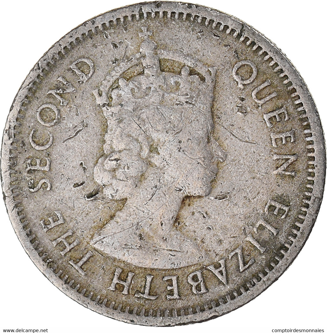 Monnaie, Etats Des Caraibes Orientales, 10 Cents, 1959 - Caraïbes Orientales (Etats Des)