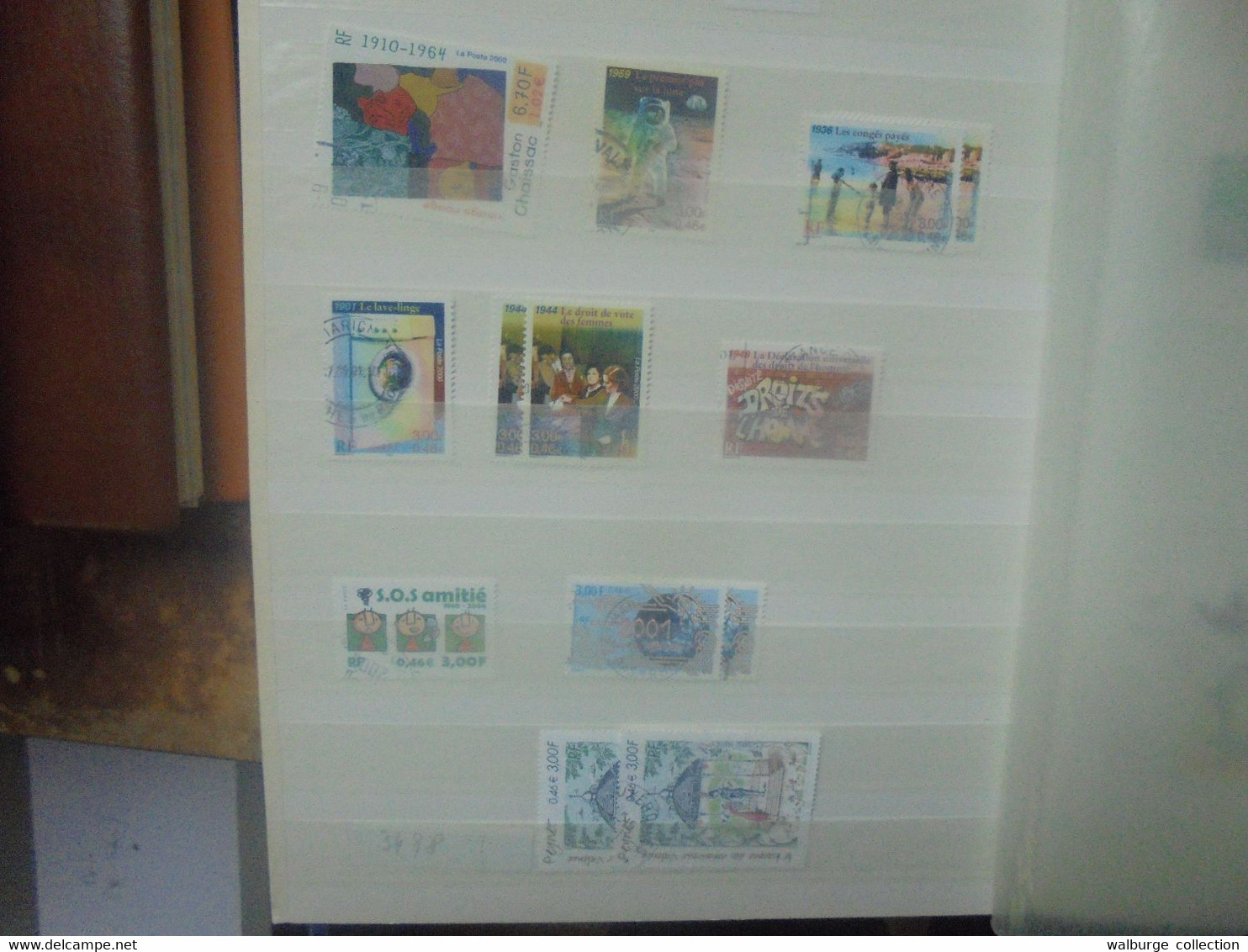 FRANCE 1985-2001 BELLE COLLECTION NEUVE et OBLITEREE dont MULTIPLES (3901) 2 KILOS