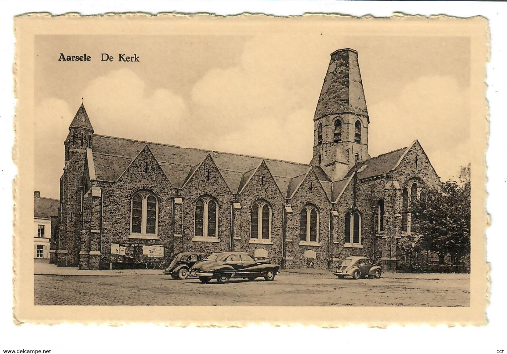 Aarsele  Tielt    De Kerk   Uitg Flamand Roher   ( VW Kever, Käfer, Coccinelle) - Tielt