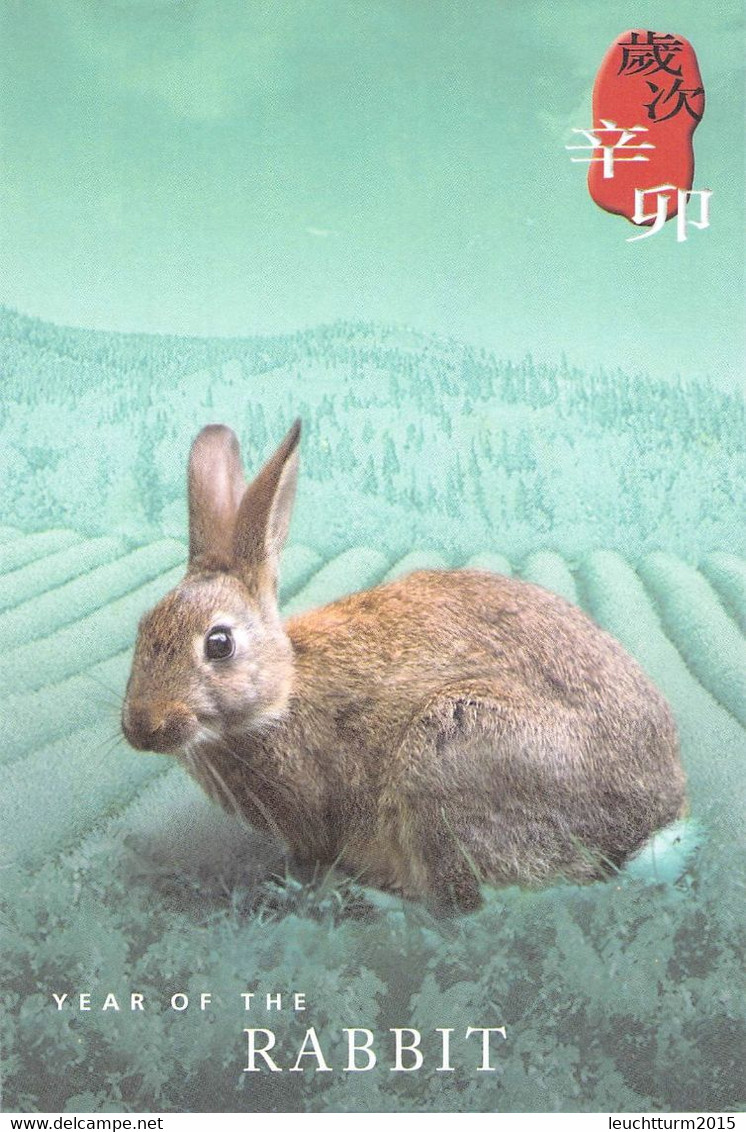 HONGKONG - POSTAL STATIONERY YEAR OF RABBIT 2011? Unc / ZB48 - Postal Stationery