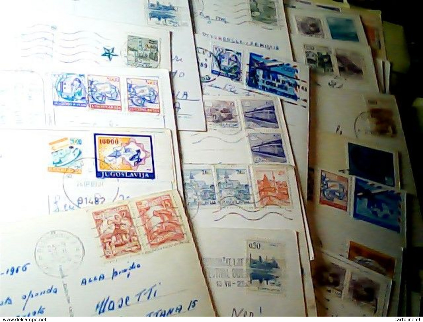 76 CARD  STAMP TIMBRE SELLO FRANCOBOLLI JUGOSLAVIA  JUGOSLAVIJA  350gm VB1956<  JF7921 - Luftpost