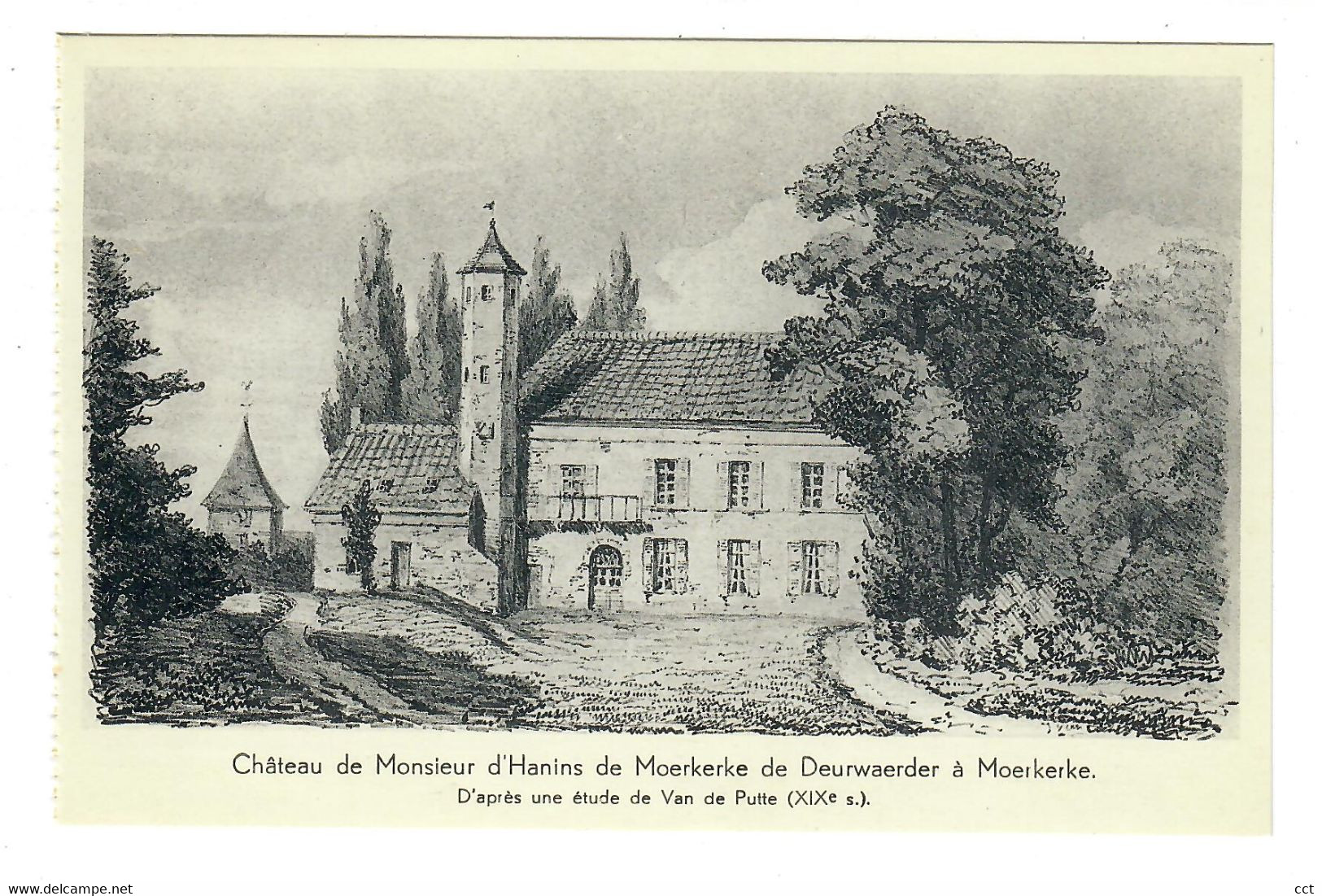 Moerkerke  Damme   Château De Monsieur D'Hanins De Moerkerke De Deurwaerder   KASTEEL - Damme
