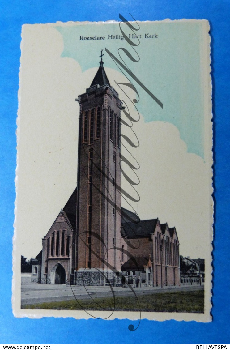 Roeselare 3 X Cpa Kerk - Röselare