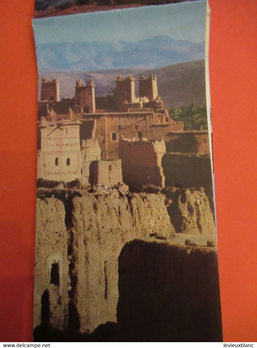 Document Ancien/MAROC/Route Des KASBAHS /Carte  Et Présentation Illustrée/ Office  Marocain Du Tourisme/1989   PGC464 - Cuadernillos Turísticos