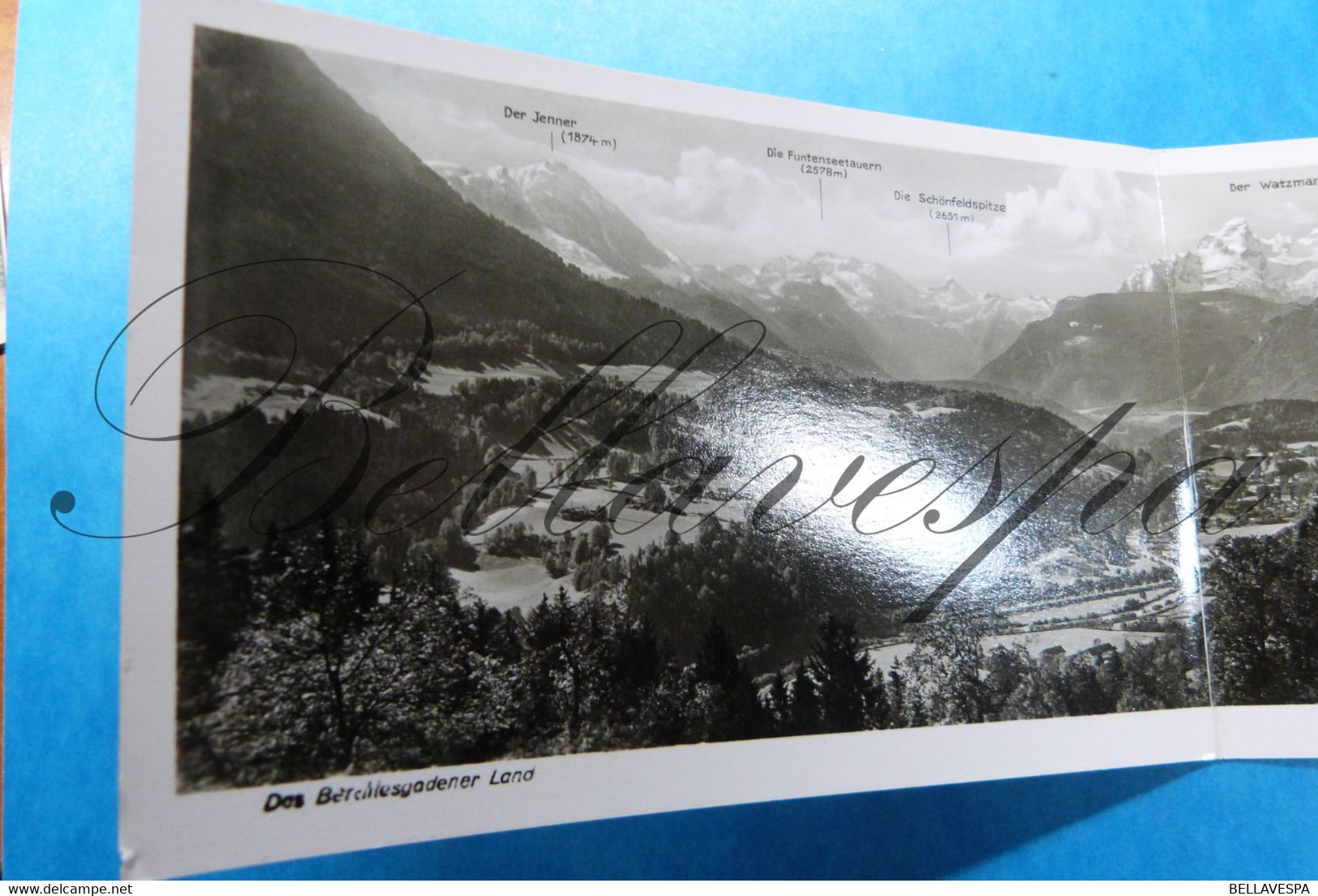 Das Berchtesgadener Land. Photo F.G. Zeitz N°442 Carte Double  Beiëren - Alpinisme