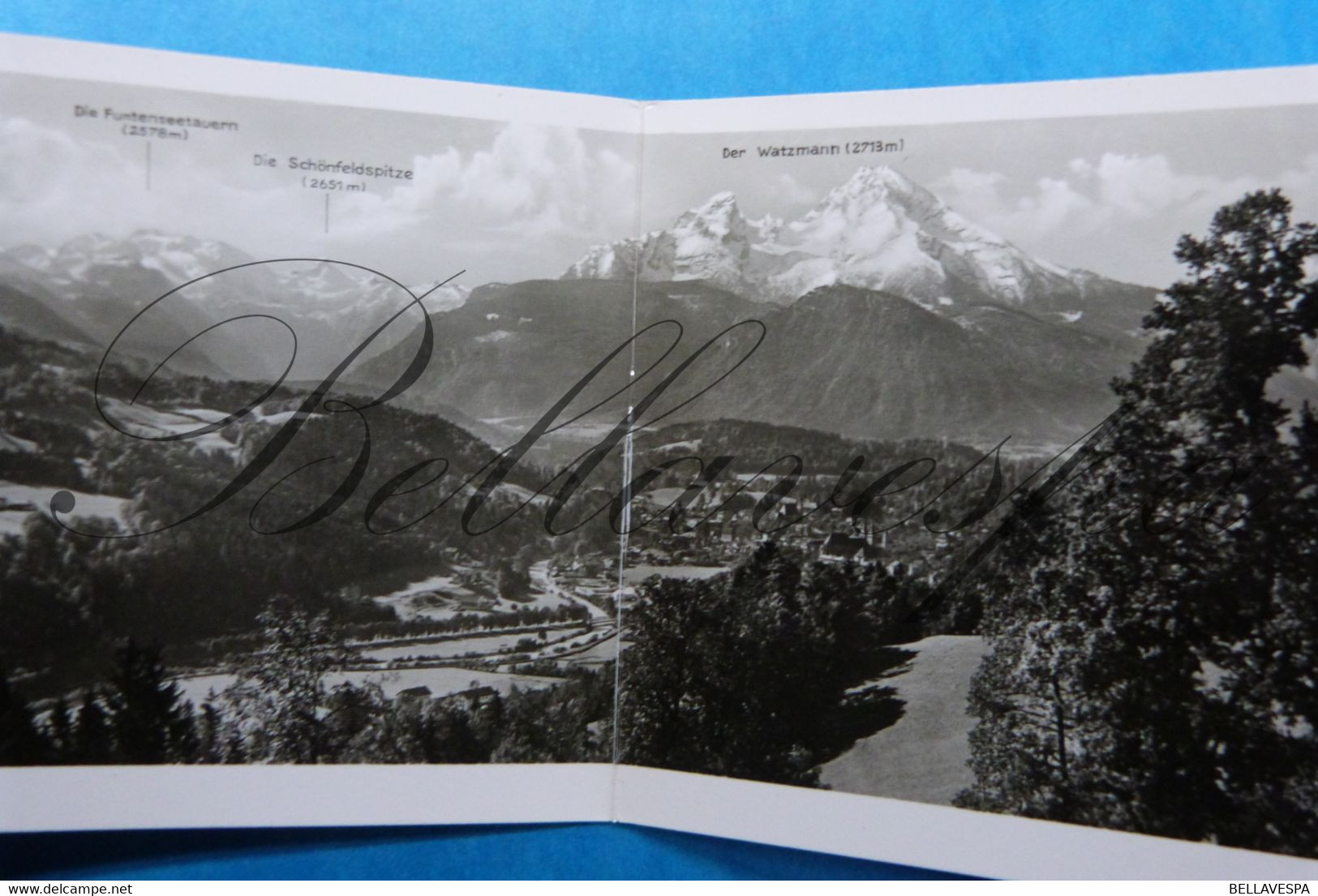 Das Berchtesgadener Land. Photo F.G. Zeitz N°442 Carte Double  Beiëren - Alpinisme